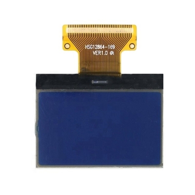 Blaues Anzeigen-Modul Hintergrundbeleuchtung LED 28x64 ZAHN Dot Matrixs LCD mit FPC-Schnittstelle