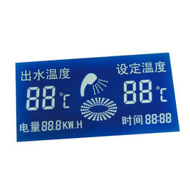 Transmissive blaue Anzeigen-negative Platte des Film-HTN LCD für Warmwasserbereiter