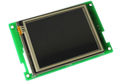 Widerstrebende Schnittstelle mit Berührungseingabe Bildschirms RS232 industrieller 3,5 Zoll TFT LCDs mit Fahrer-Brett