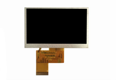 Kundenspezifische transparente 4,3 TFT LCD Anzeige, 480 * 272 Punkt TFT-Farbbildschirm mit 24 Bit
