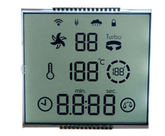 Einfarbige Stelle TN LCD des Anzeigen-7 Segment-4 alphanumerisch mit wasserdichtem Verbindungsstück 18 Pin