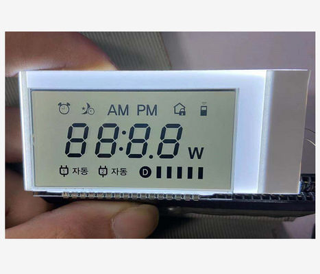 Einfarbige positive TN LCD Segmentanzeige für intelligente Uhr