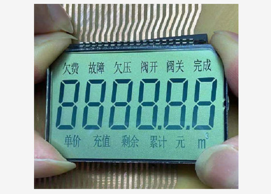 Segmentanzeige-Modul Sondergröße Lcd-Anzeigefeld Transflective TN LCD