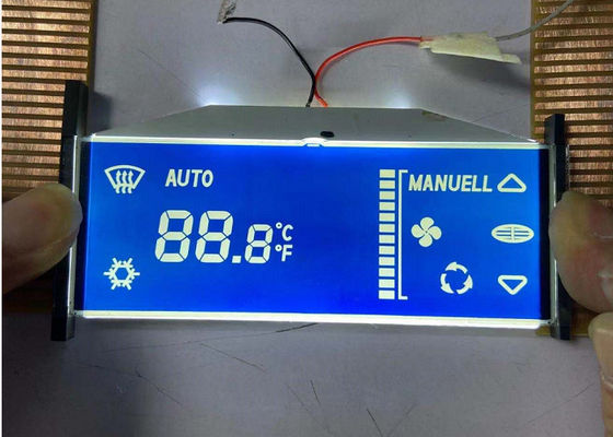 Transmissive Segmentanzeige HTN LCD für Wasserzähler