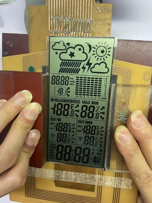 Leistungsaufnahme der geringen Energie TN LCD zeigen großes Größen-Segment-Modul für intelligenten Thermostat an