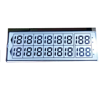 Monochromes kleines 6-Zoll-Takt-Positiv-TN-LCD-Display, 50-polig, 6-stellig, 7 Segmente