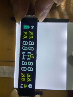 Negativstelliger DFSTN-LCD-Bildschirm, kundenspezifisches Übertragungsbildschirm, TN-Lcd-Modul für Reifendruckmessgerät