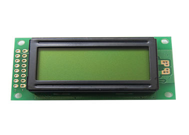 Gelbgrüne 0802 Punktematrix LCD-Anzeigen-Modul PFEILER Art Linien des Charakter-2
