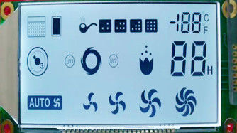 Anzeigefeld-positives Segment Transflective-Glas-HTN LCD für Waschmaschine