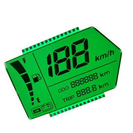 Geschwindigkeitsmesser-Anzeige LCD mit grüne Hintergrundbeleuchtungs-statischer treibender Methode