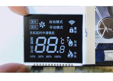 Anzeige 3.3V VA LCD mit Matel-Stiften schließen schwarzen Hintergrund-LCD-Bildschirm für Energie-Meter an