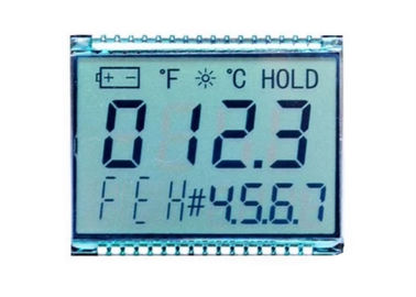 Der Gewohnheits-4 der Stellen-7 reflektierende LCD Anzeige Segment-numerische Anzeige TN für Meter Pin-Verbindungsstück