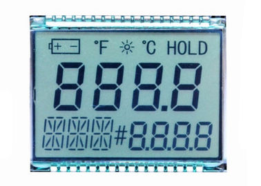 Der Gewohnheits-4 der Stellen-7 reflektierende LCD Anzeige Segment-numerische Anzeige TN für Meter Pin-Verbindungsstück