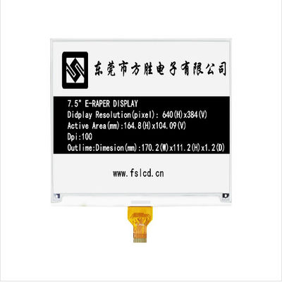 7,5 Zoll 640x384 punktiert Tinte e-Papier-Schirm Spi E für Regal-Aufkleber