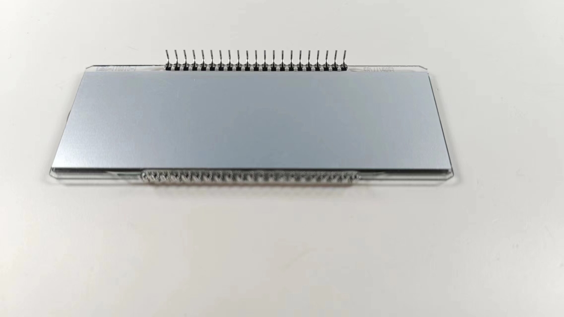 Chinesischer Hersteller TN 7 Segment LCD-Display Monochrom Transmissiv Modul Transparent für den Thermostat
