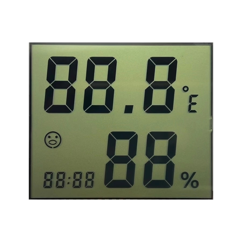 3.0 V Transmissive TN LCD Display Segment Code LCD Bildschirm für Hygrothermographen