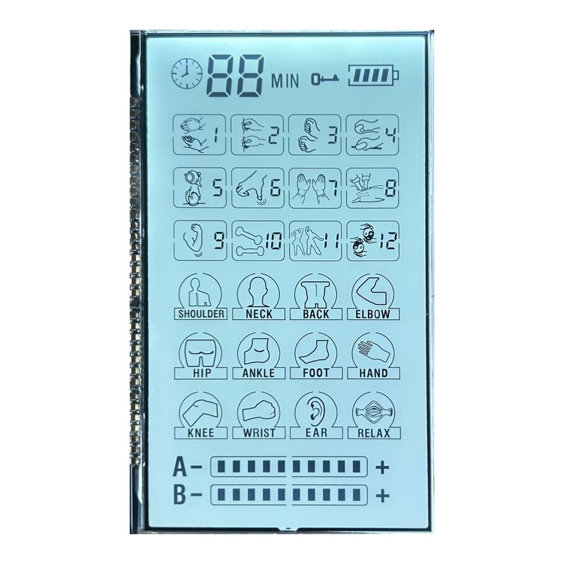 Positive 6 O'CLOCK Transmissive Monochrome Va Lcd Display Bildschirm PIN für Massager