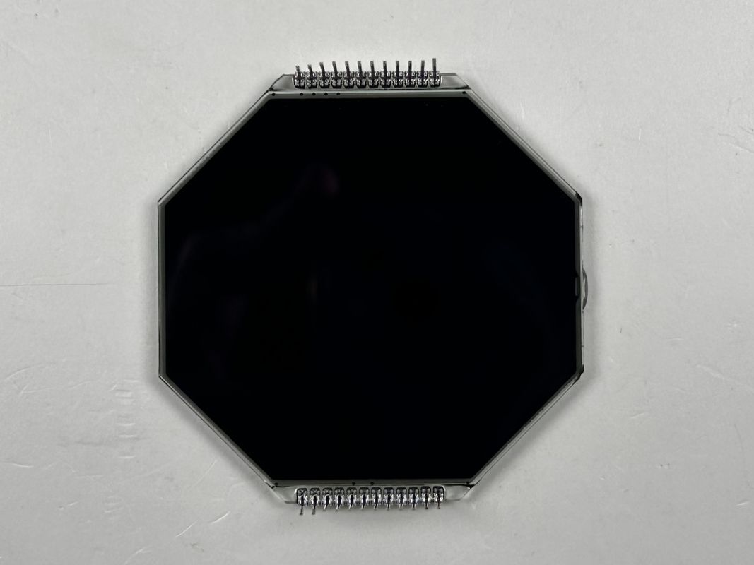 angepasste Matrix HTN-LCD-Bildschirm Acht-Form-Monochrom 7-Segment-Grafik-LCD-Bildschirm für Motorrad-Instrumente