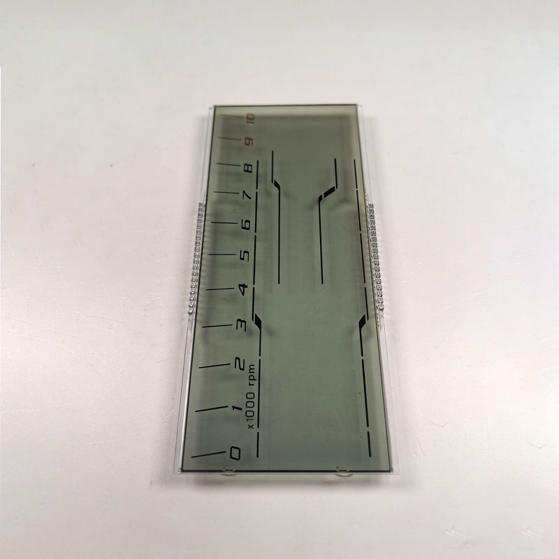 Hersteller Billig Custom HTN LCD-Display Acht Form Monochrom 7 Segment Grafik LCD-Bildschirm für Motorrad-Instrumente