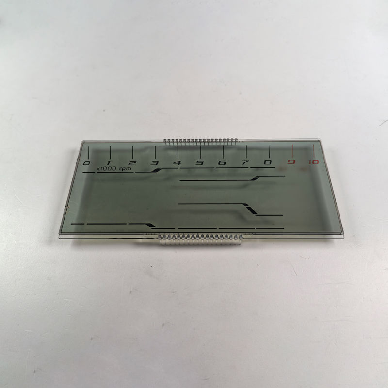 Hersteller Billig Custom HTN LCD-Display Acht Form Monochrom 7 Segment Grafik LCD-Bildschirm für Motorrad-Instrumente