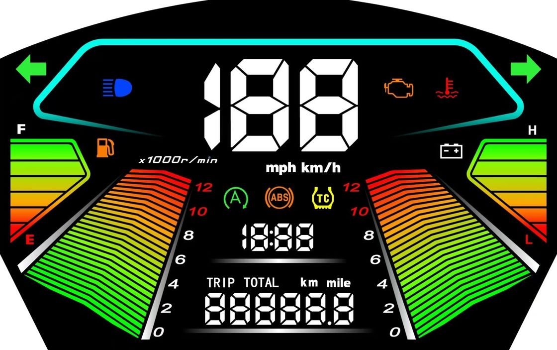 OEM Segment LCD Monochrome For Medical Devices Custom Monochrome LCD With TN STN FSTN VA