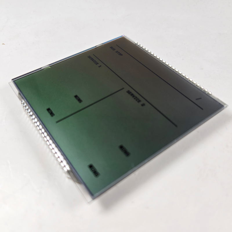 Custom Segment LCD for Vehicle Display RoHS Compliant TN STN FSTN VA Segment LCD Display
