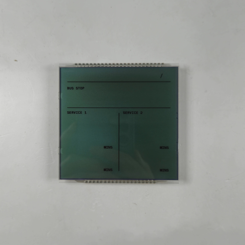 Custom Segment LCD for Vehicle Display RoHS Compliant TN STN FSTN VA Segment LCD Display