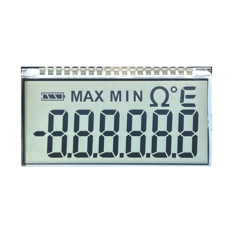 Benutzerdefinierte 8 -Segment -LCD -Display und 7 LCD -Anzeigepreisoptionen für Schwarz -Weiß -Bildschirme, hochwertige Lösungen