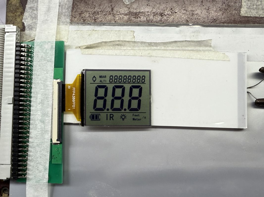 Benutzerdefinierte FSTN Schwarz -Weiß -LCD -Anzeige | Monochromsegment LCD für industrielle und elektronische Anwendungen