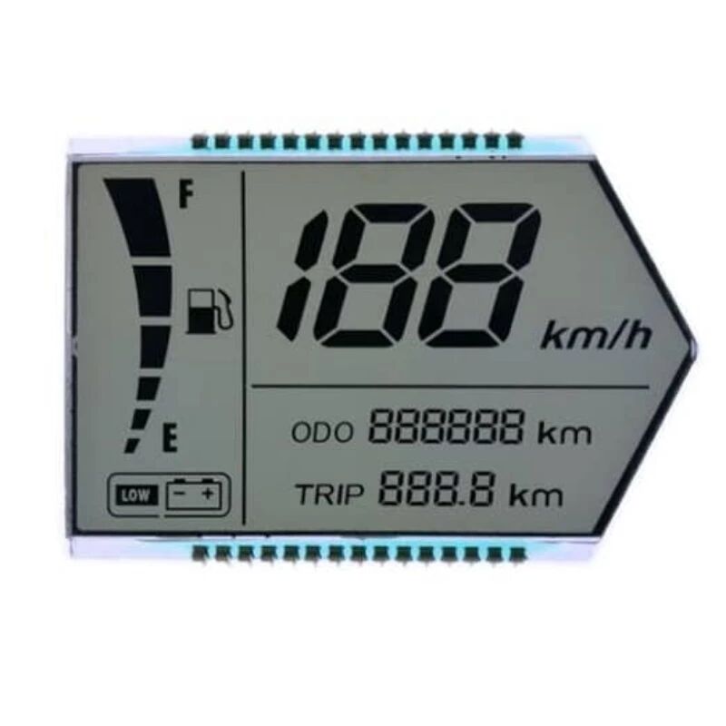 Fabrik-Großhandel Tachometer LCD-Display LCD-Bildschirm Armaturenbrett Tachometer LCD-Instrumentenblock-Anzeigebildschirm PIN-Verbindung