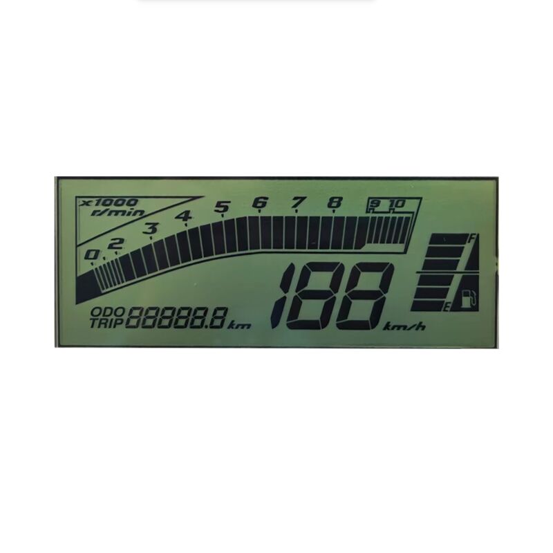 LCD-Display für Armaturenbrett-Tachometer, Custom Htn, transparentes LCD-Display für Auto/Kilometerzähler/Tachometer