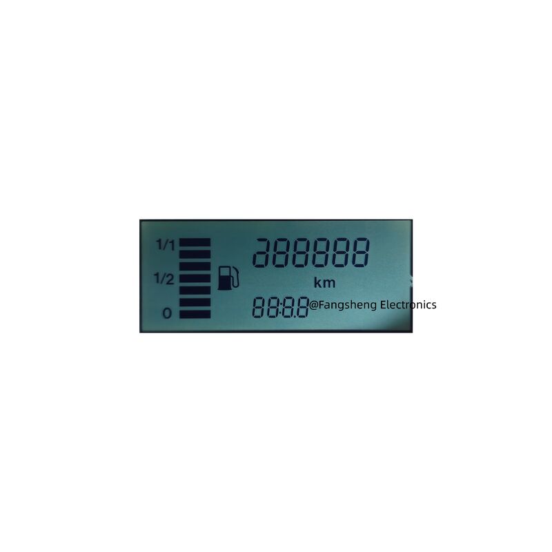 OEM-Segment LCD-Display-Hersteller TN STN HTN FSTN Monochrome LCD-Fabrik für Motorräder/Tachometer/Auto