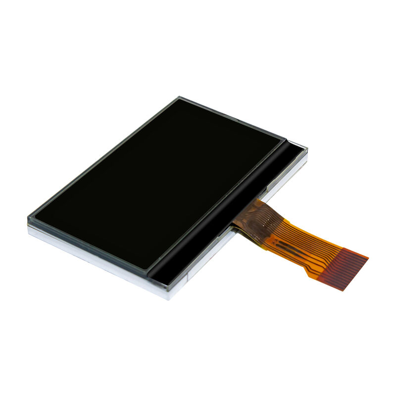 Kundenspezifisches 2,61-Zoll-COG-LCD-Grafikdisplay mit 128 x 64 Pixeln für Industriesteuerung, 12864-Punkt-COG-LCD-Anzeigemodul mit Hintergrundbeleuchtung
