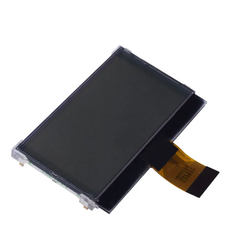 Kundenspezifisches 2,61-Zoll-COG-LCD-Grafikdisplay mit 128 x 64 Pixeln für Industriesteuerung, 12864-Punkt-COG-LCD-Anzeigemodul mit Hintergrundbeleuchtung