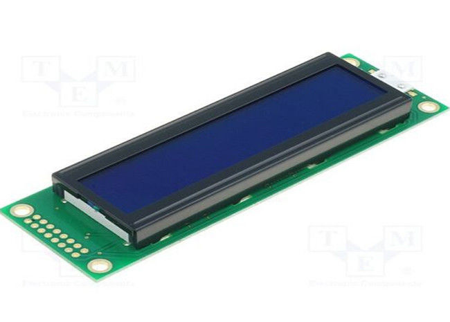 Kleines Farbe20 x 2 lcd-Anzeigen-Modul, Punktematrix-Anzeigefeld des Monochrom-2002
