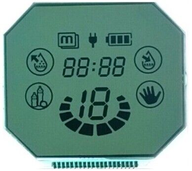 Kundenspezifischer Lcd-Runden-Bildschirm, VA-Negativdarstellungs-Modul hochauflösende Lcd-Anzeige, Segment 7 rundete Lcd-Modul