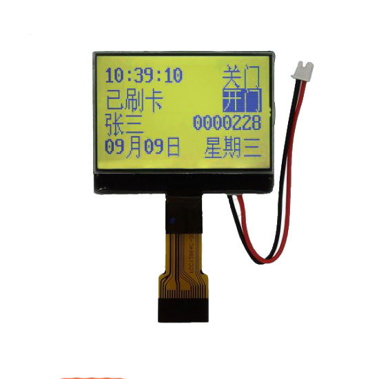128 x 64 quadratische LCD Anzeigen-statischer Antrieb, LCM-Monitor kleines LCD-Anzeigen-Modul