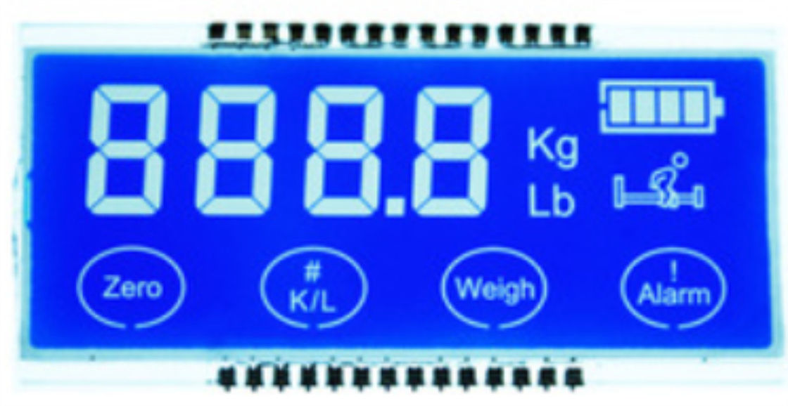 Tn-/STN-/HTN-LCD Anzeigen-positiver Modus 2.8V mit Pin/Gummiverbindungsstück