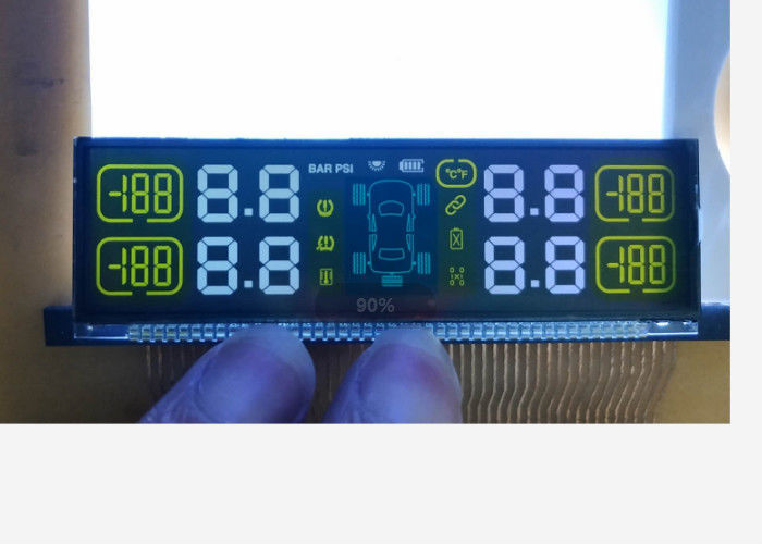 Schirm der Gewohnheits-3v 5v FSTN Lcd mit Lcd-Anzeige Segment Metallpin Connetor 7