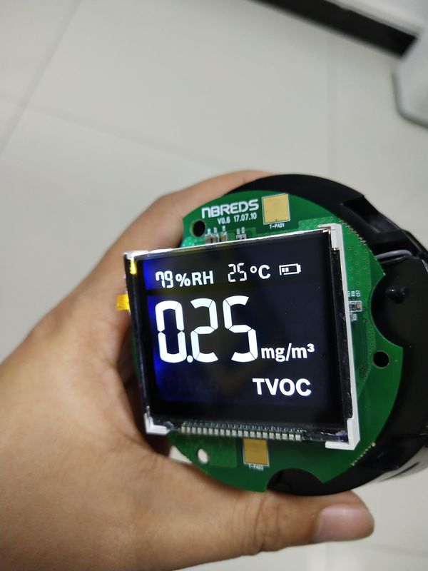 Anzeige schwarze Farbehohe Constrast VA LCD für intelligentes Thermostat CER ROHS
