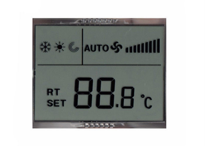 Segmentanzeige-reflektierendes Stelle LCD-Modul Gewohnheit TN positives Lcd 7 für Klimaanlagen-Direktübertragungs-Prüfer