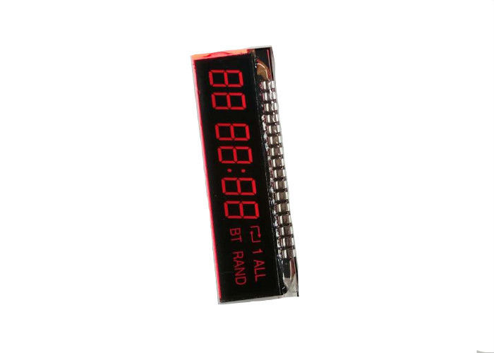 Sieben Segment negative LCD-Anzeige mit Metallpin-Verbindungsstück für elektronischen Timer