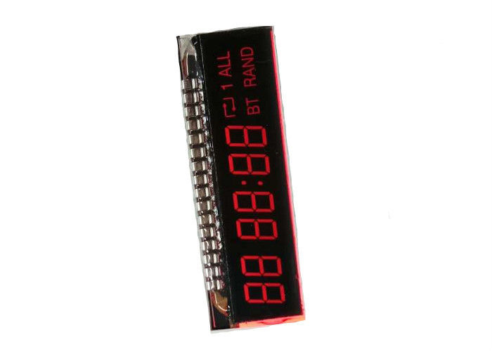 Sieben Segment negative LCD-Anzeige mit Metallpin-Verbindungsstück für elektronischen Timer