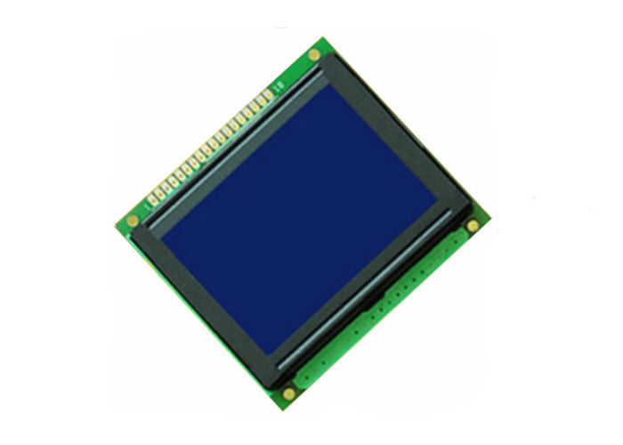 5V 12864 Lcd Punkt-grafischer Matrix PFEILER Lcd-Schirm des Anzeigen-Modul-128 x 64 mit blauer Hintergrundbeleuchtung