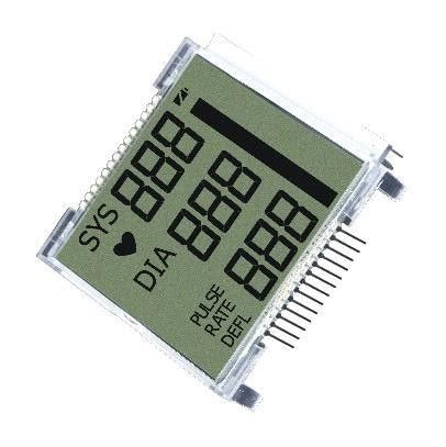 Einfarbige Stelle TN LCD des Anzeigen-7 Segment-4 alphanumerisch mit wasserdichtem Verbindungsstück 18 Pin
