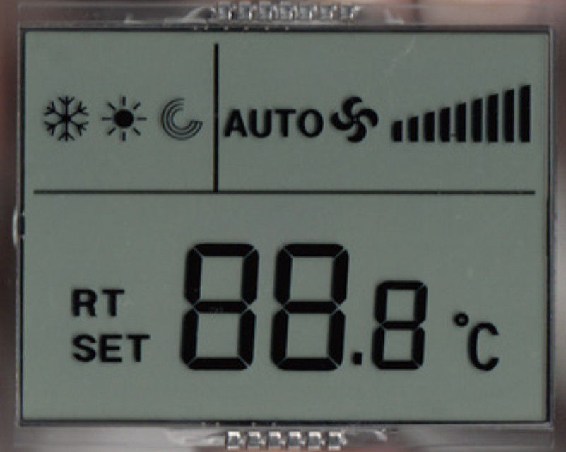 Anzeigen-Modul Zebra-Verbindungsstück-Gewohnheit LCD-Anzeigen-/TN HTN LCD für Thermostat