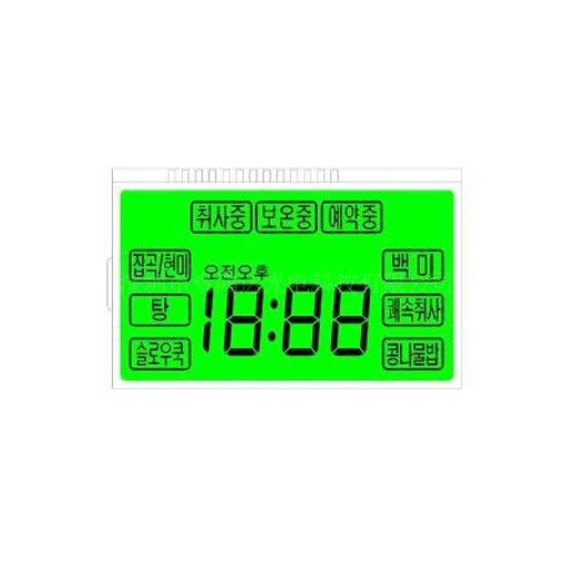 Der Sondergröße-7 Anzeige 12 Segment-quadratische des Schirm-HTN LCD statische treibende Methode PIN