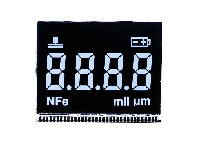 Kundenspezifische des Segmentanzeige-Moduls VA Monochrom LCD 7 Art hochauflösende Lcd-Anzeige mit weißer LED-Hintergrundbeleuchtung