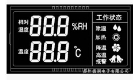 Kundenspezifische des Segmentanzeige-Moduls VA Monochrom LCD 7 Art hochauflösende Lcd-Anzeige mit weißer LED-Hintergrundbeleuchtung