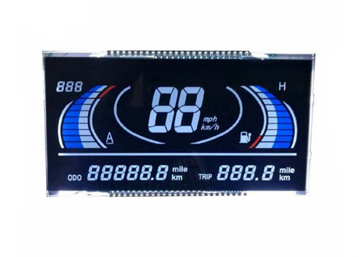 Kundenspezifisches VA Lcd der Bildschirm-14 Segment Lcd-Modul Segment Lcd-Modul-Negativdarstellungs-Stellen-7